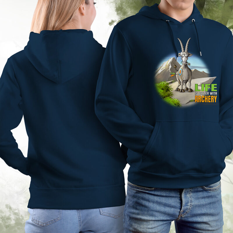 Hoodie Steinbock 1 french navy