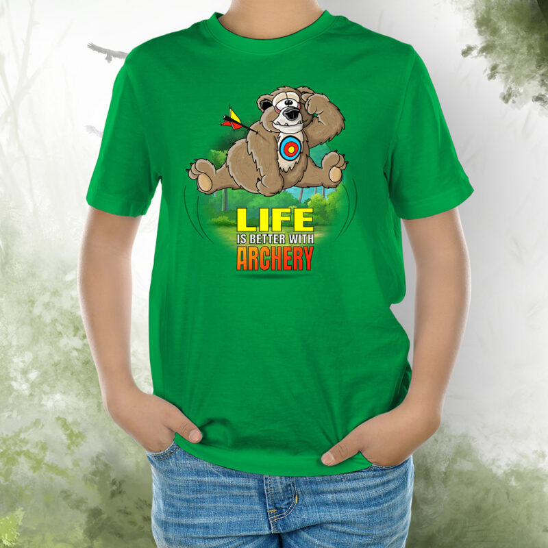 T-Shirt Kids Bär 1 kelly green