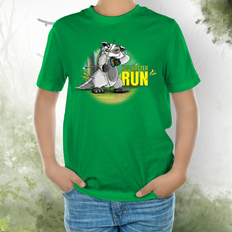T-Shirt Kids Dachs better run kelly green