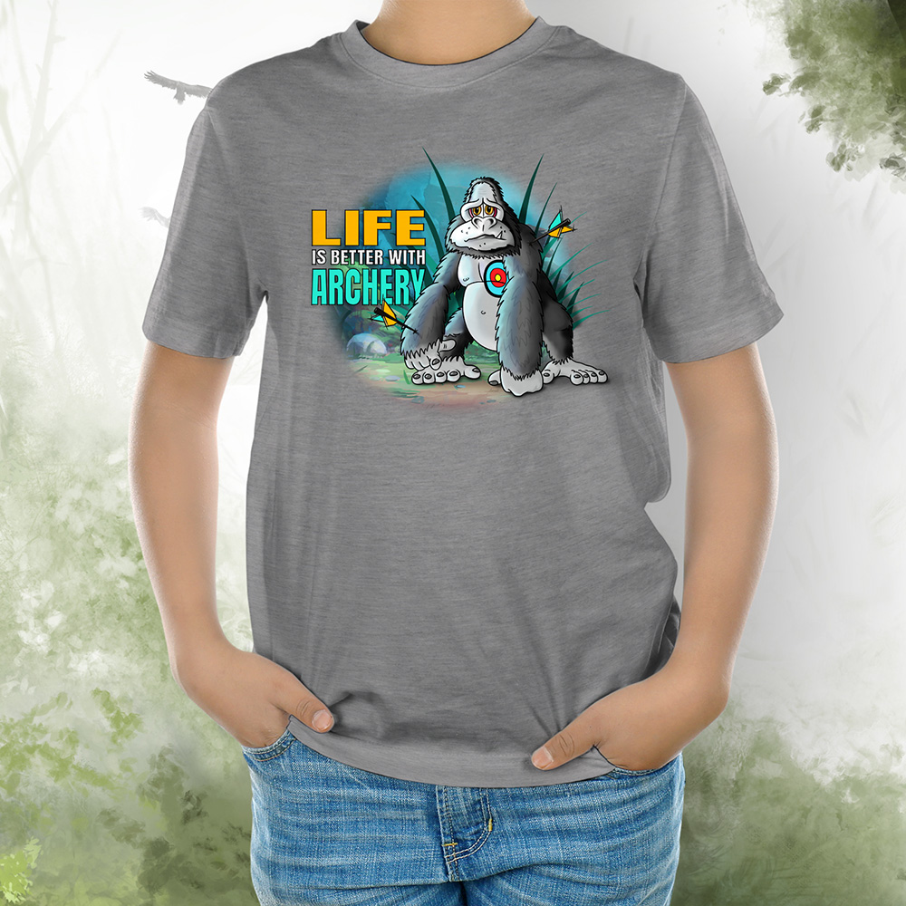T-Shirt Kids Gorilla 2 grey melange