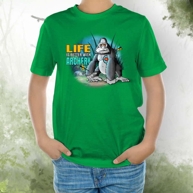 T-Shirt Kids Gorilla 2 kelly green