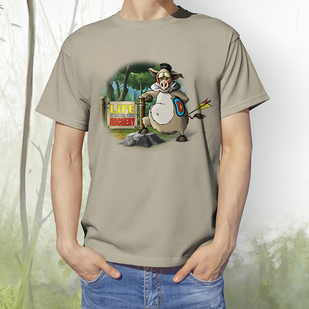T-Shirt Wildsau 02 khaki