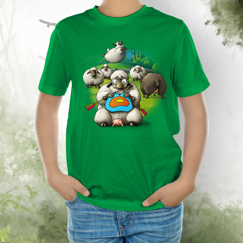 Kids T-Shirt Schaf kelly green
