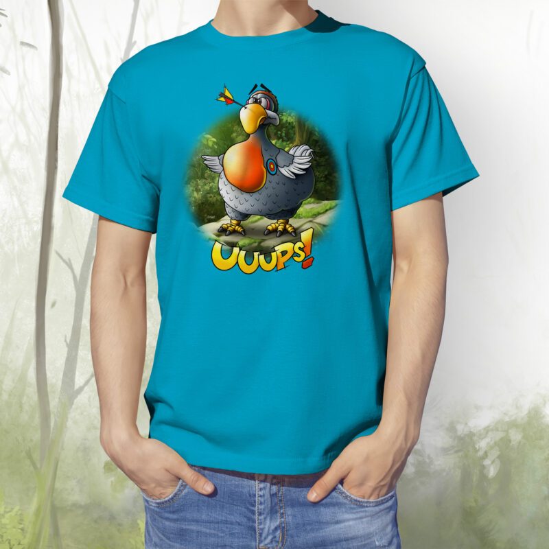 T-Shirt Dodo UUUPS aqua