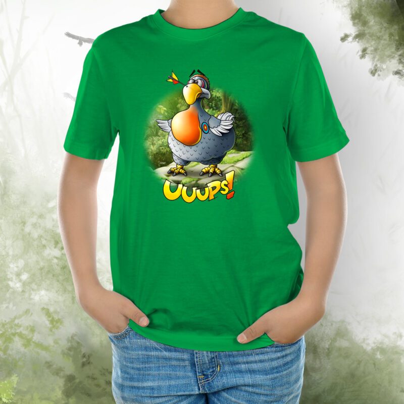 Kids T-Shirt Dodo ups kelly green