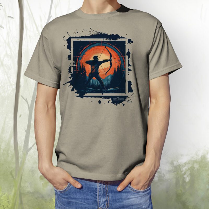 T-Shirt Recurvebogen Archer khaki