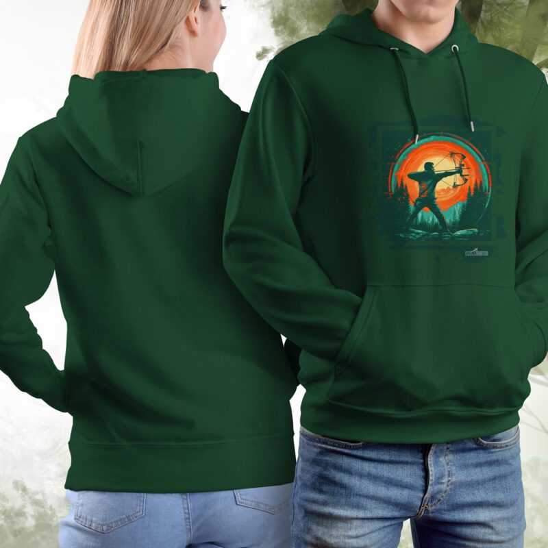 Herren Hoodie Compound Archer bottle green